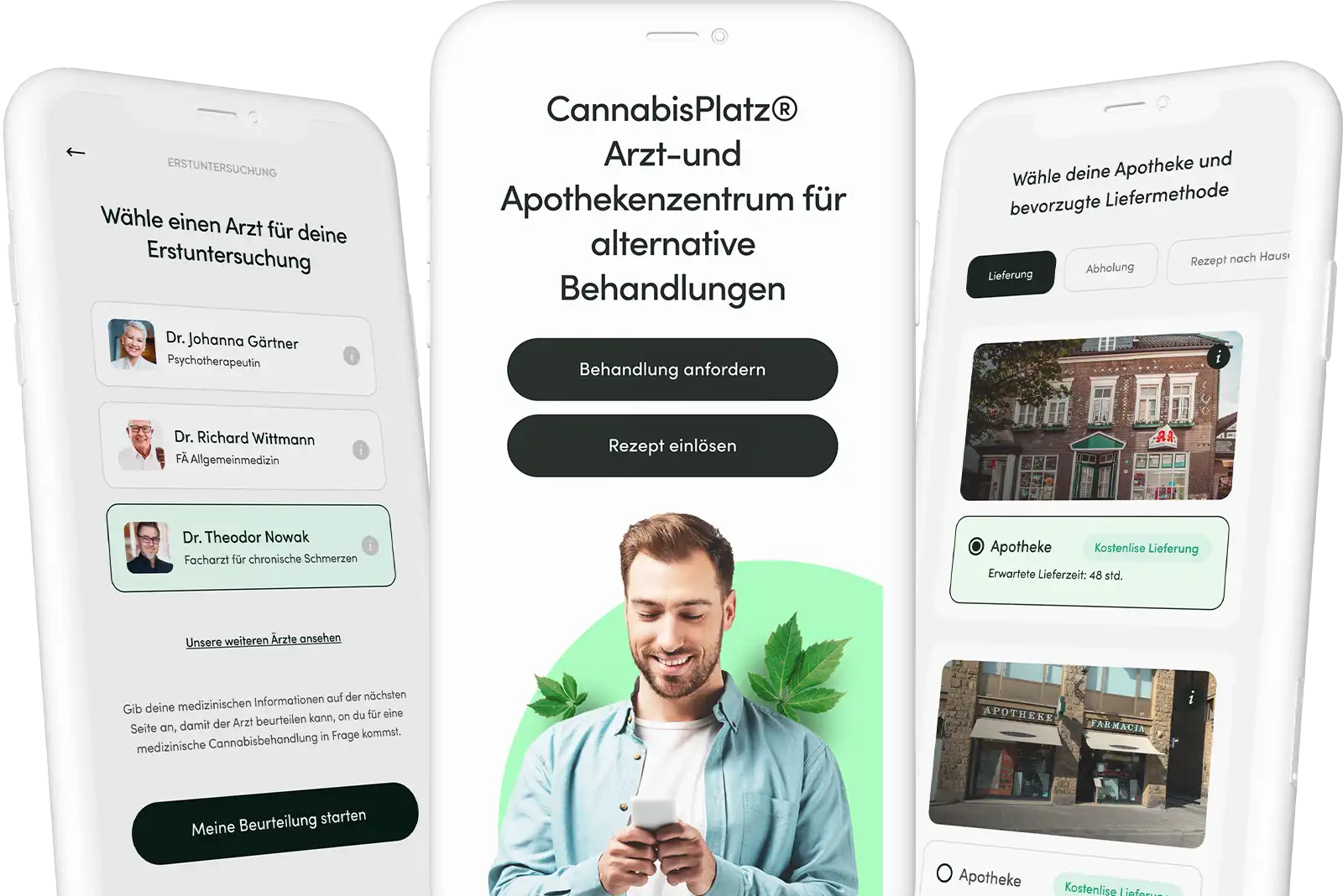 Cannabisplatz, eine innovative Online-Plattform für personalisierte und zugängliche medizinische Cannabisbehandlungen in Deutschland.